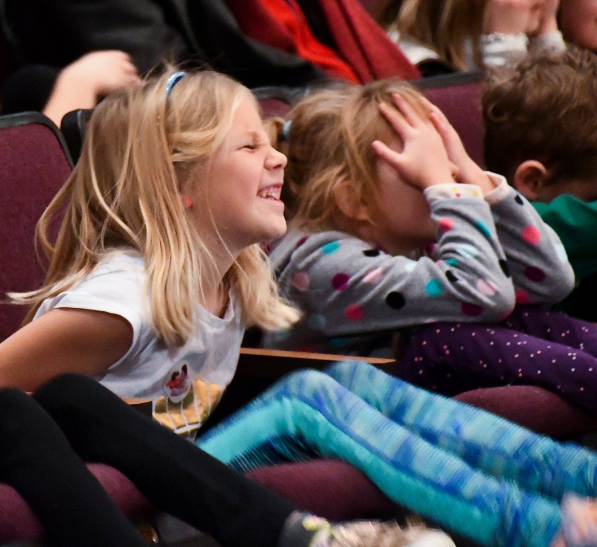 Audience enjoying a show