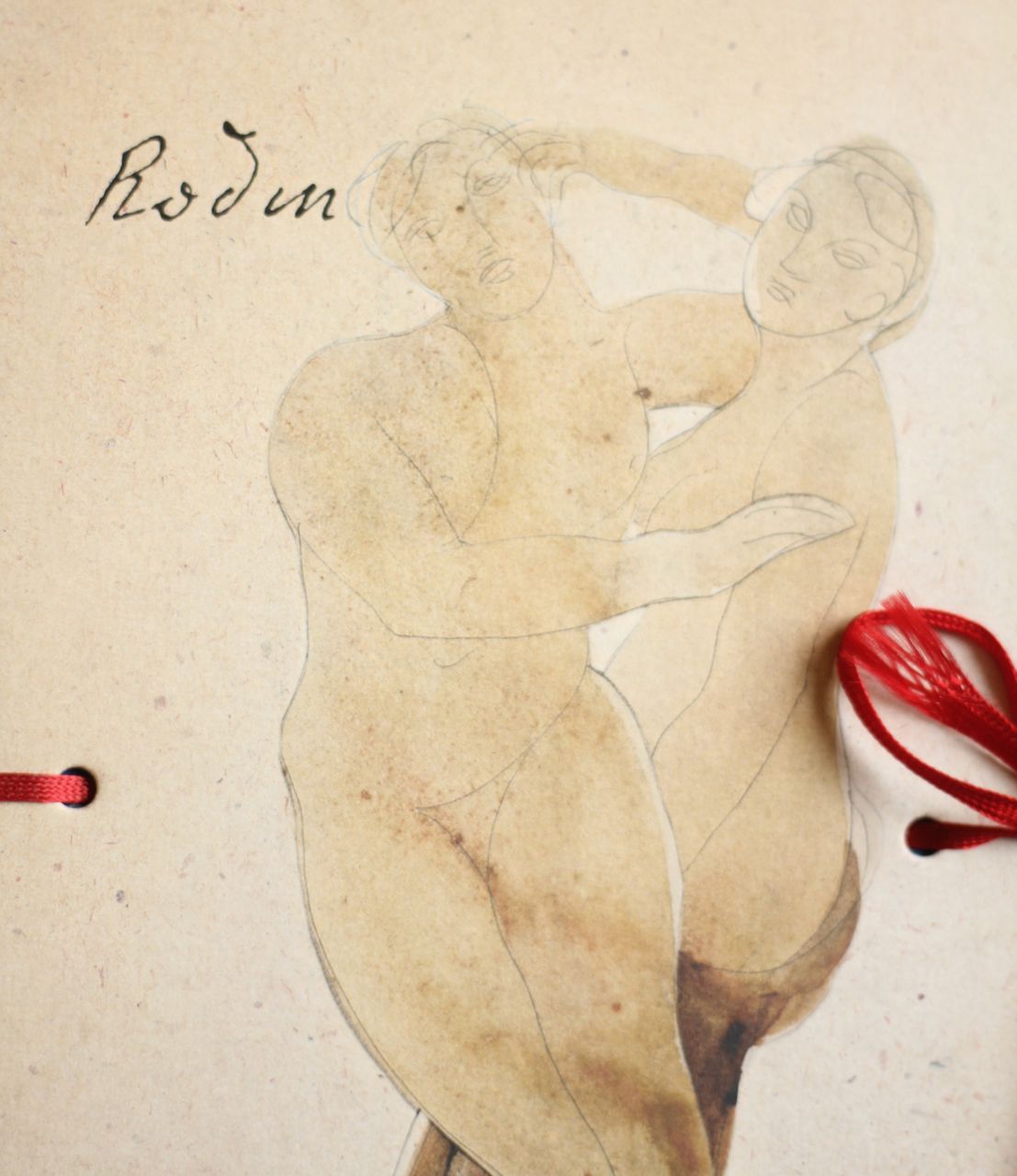 SOLD Erotisch schetsboek Rodin