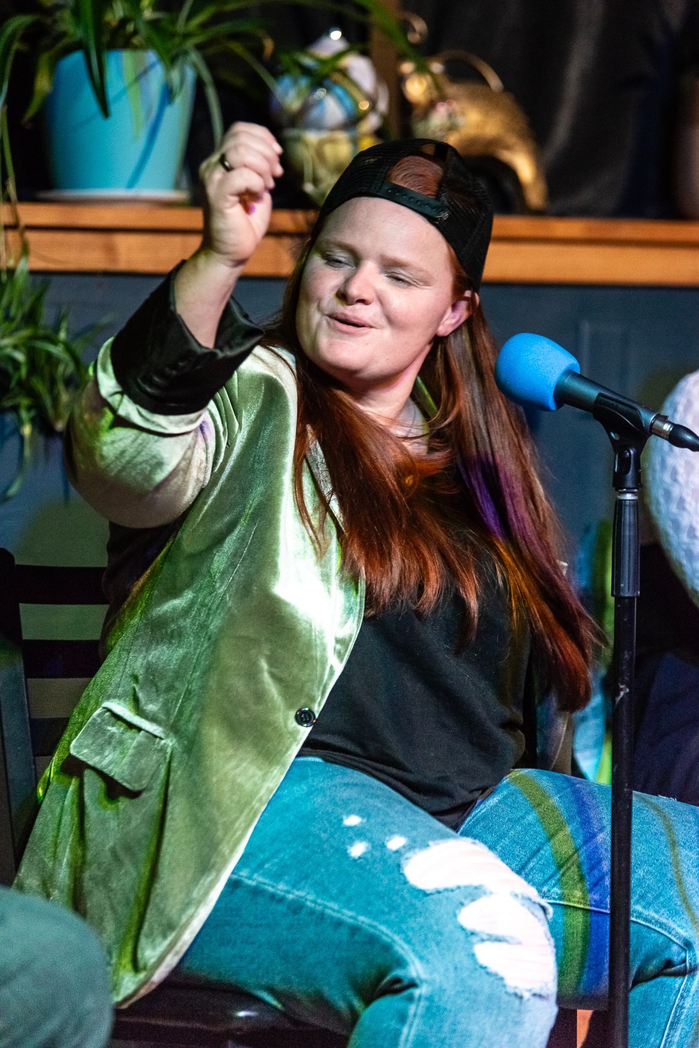 Mae Simpson at The Happy Productions Listening Room in Cambridge, Minnesota