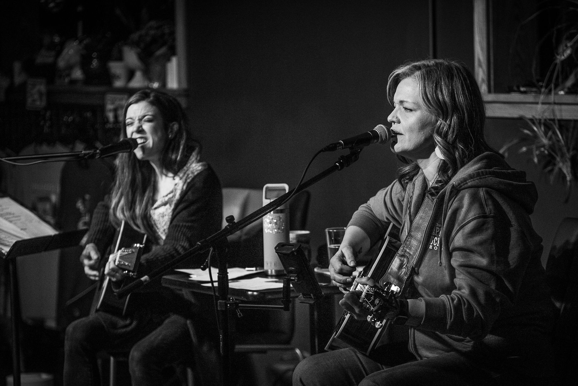 Joyann Parker & Sarah Morris at The Happy Productions Listening Room in Cambridge, Minnesota