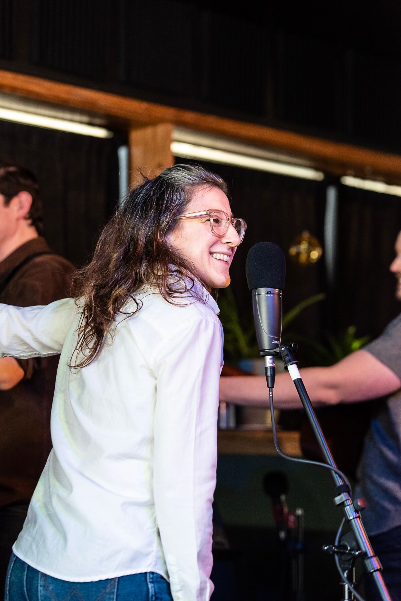 Rina Rossi at The Happy Productions Listening Room in Cambridge, Minnesota