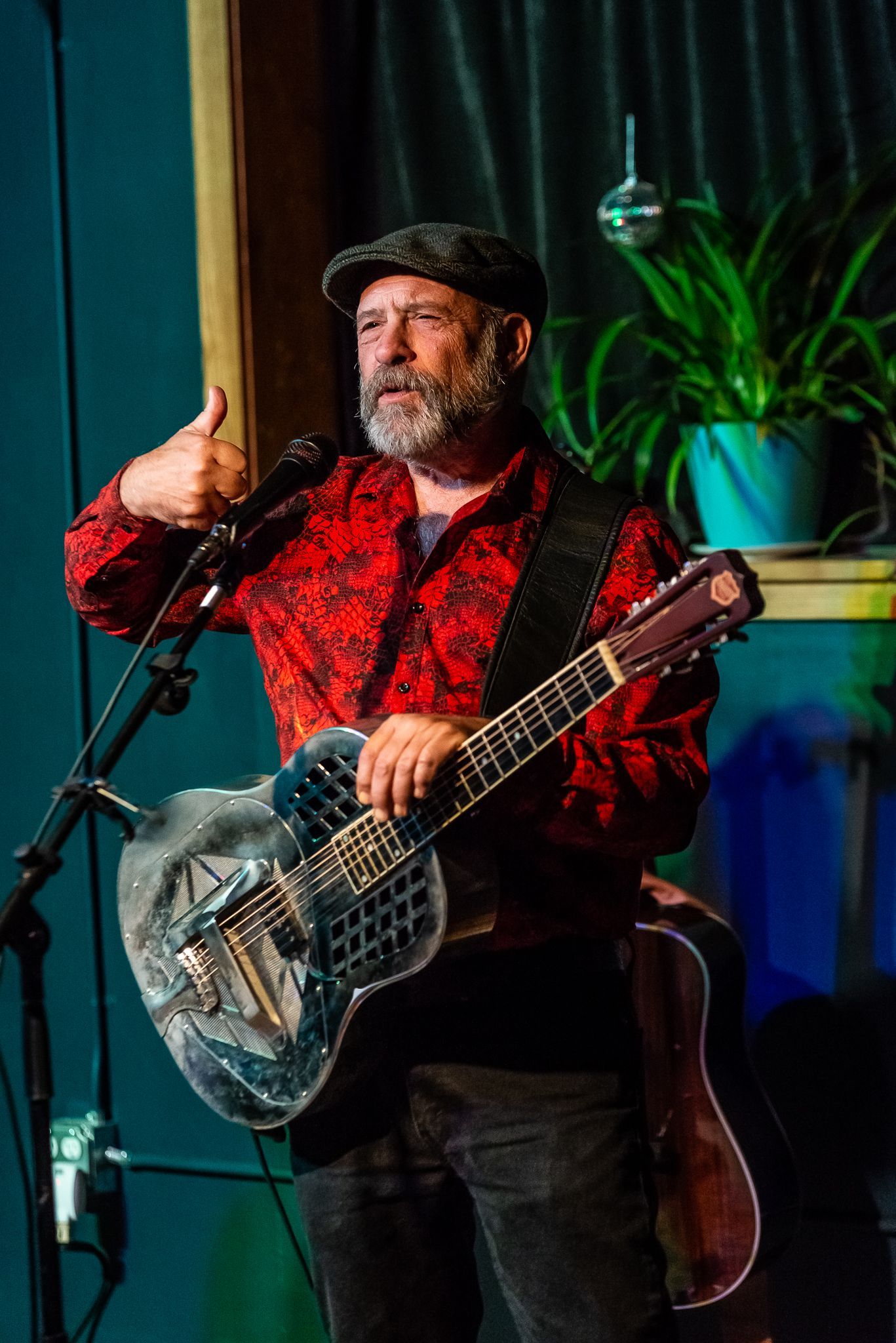 Mark Lamoine from The Joyann Parker Band at The Happy Productions Listening Room in Cambridge, Minnesota