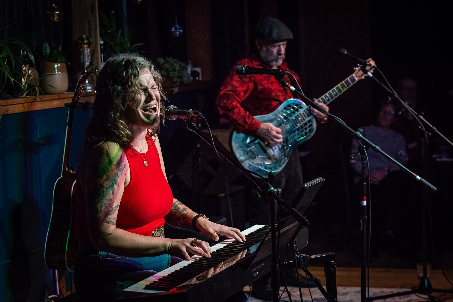 Joyann Parker at The Happy Productions Listening Room in Cambridge, Minnesota