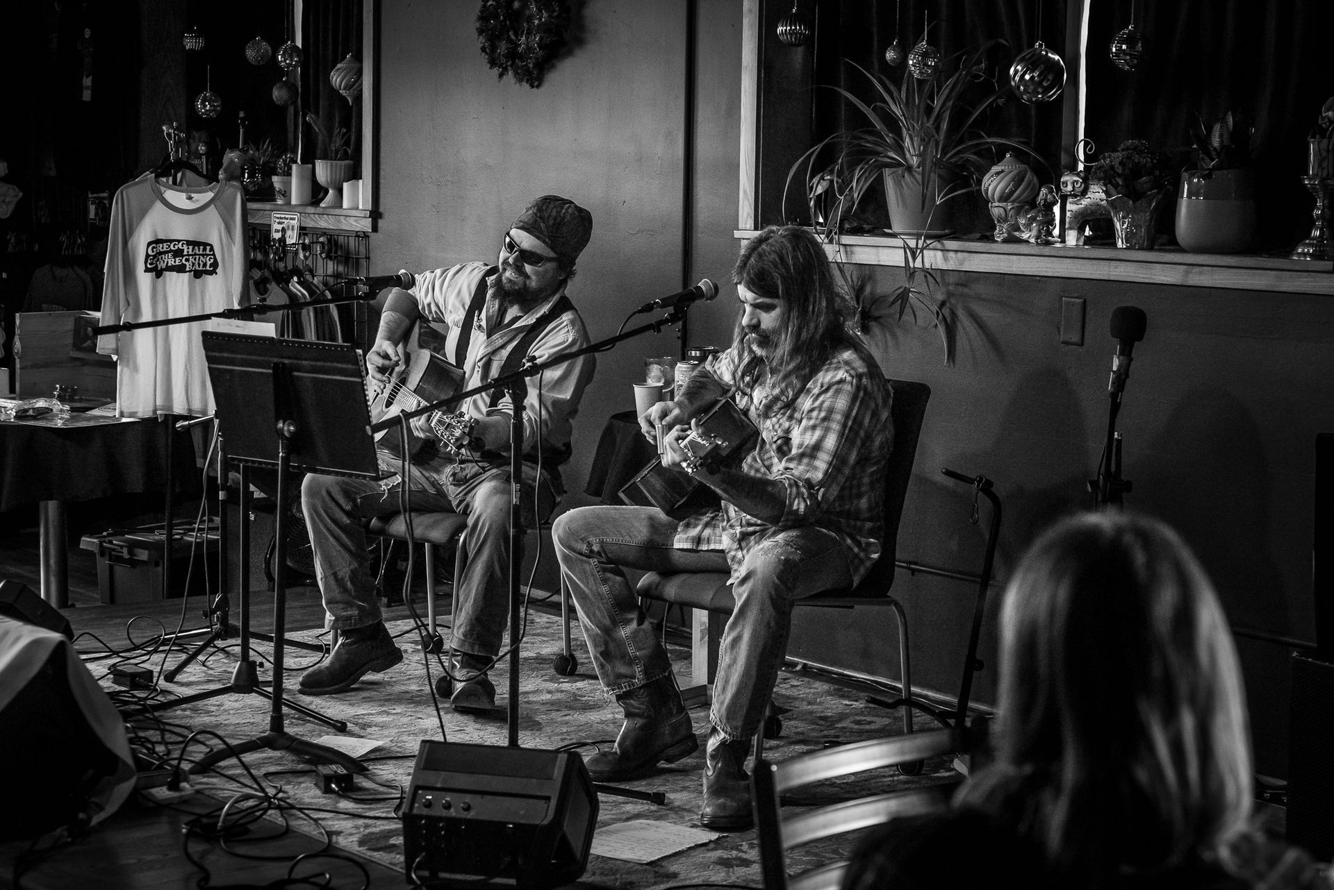 Suffrin' Sam and Gregg Cheech Hall at The Happy Productions Listening Room in Cambridge, Minnesota
