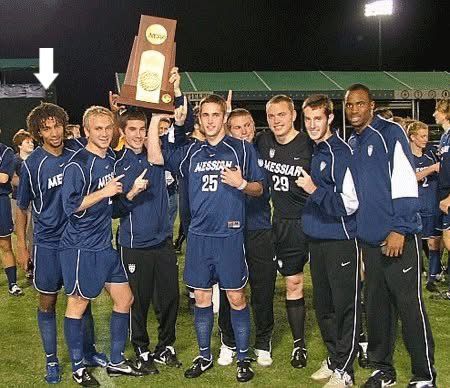 Messiah Mens Soccer  NCAA National Championship. Jevon Gondwe,  Derek Sipe Gerard Marrone, Jared Clugston Calvin Todd Phil B