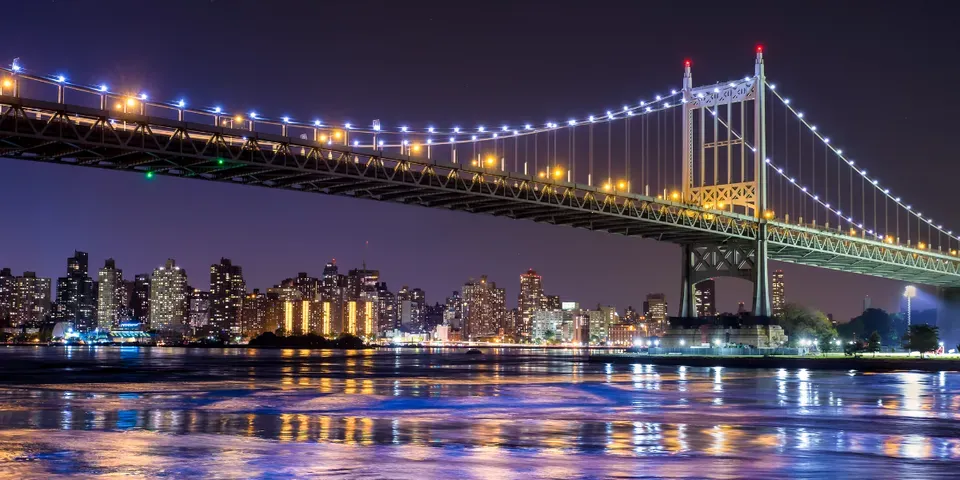 City Lights and Bridge — Brooklyn, NY — Brooklyn Radio Dispatcher