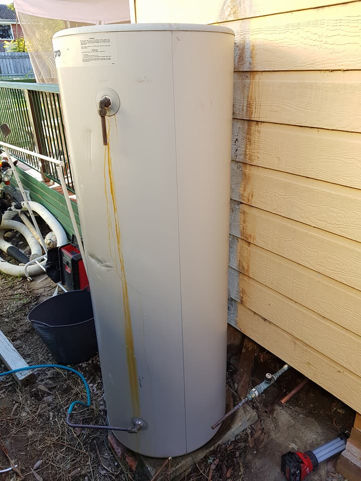 Hot Water Tank — Blaxland, NSW — Scott Plumbing Services PTY LTD