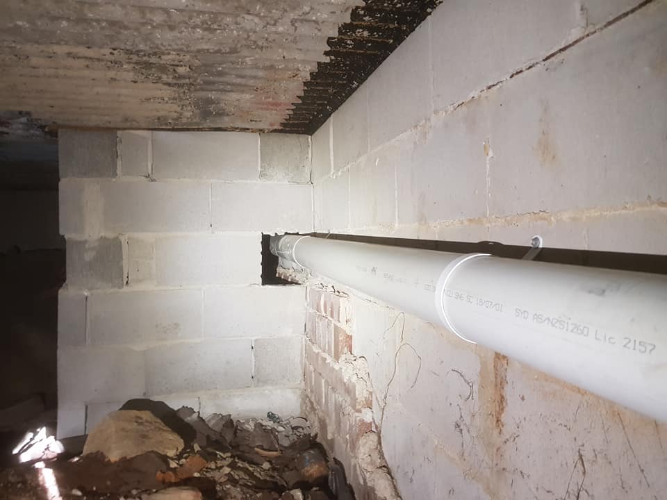 Newly Installed Pipes — Blaxland, NSW — Scott Plumbing Services PTY LTD