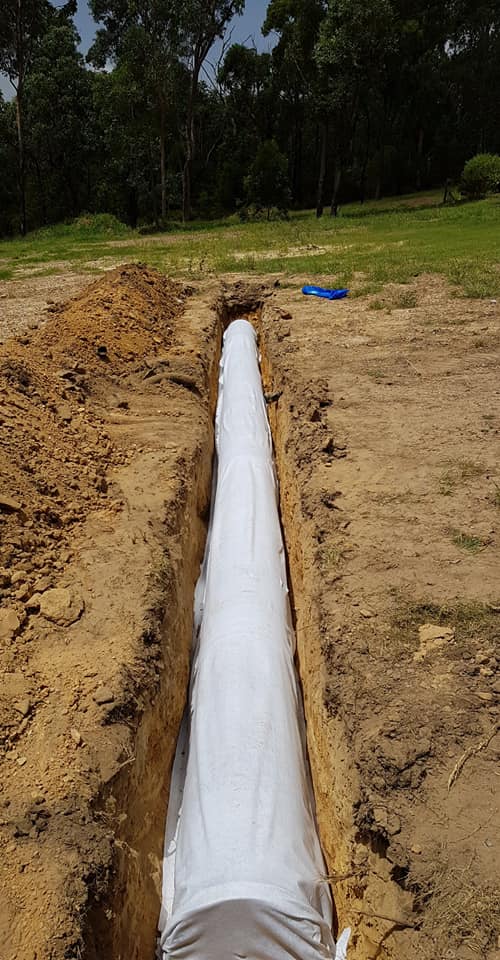 Huge Underground Pipe — Blaxland, NSW — Scott Plumbing Services PTY LTD