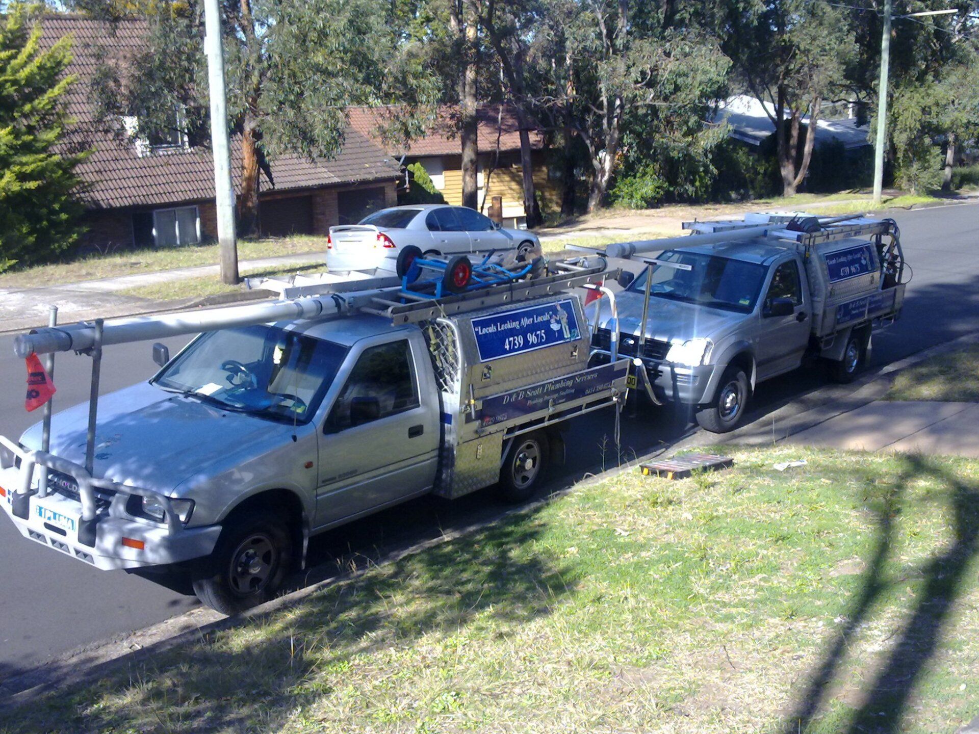 Plumbing Trucks — Blaxland, NSW — Scott Plumbing Services PTY LTD