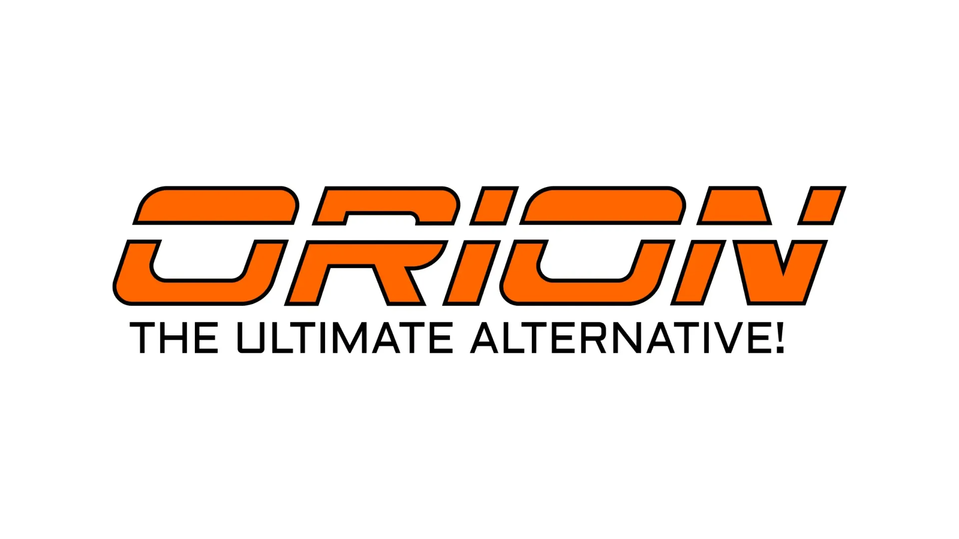 Orange ORION logo with tagline “THE ULTIMATE ALTERNATIVE!”