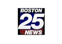 Boston 25 News logo in white, blue, black, and red