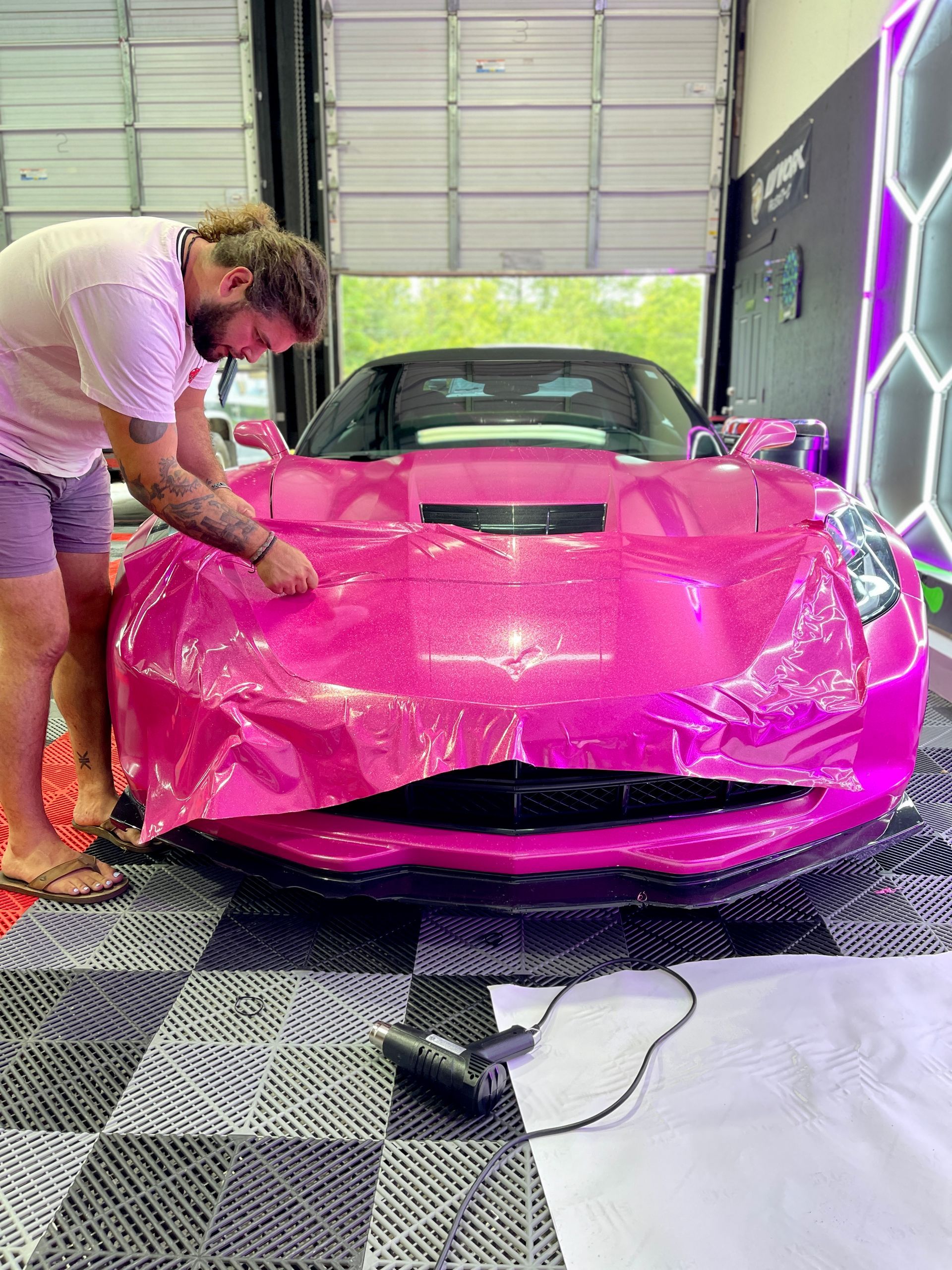 Vinyl wrapping
