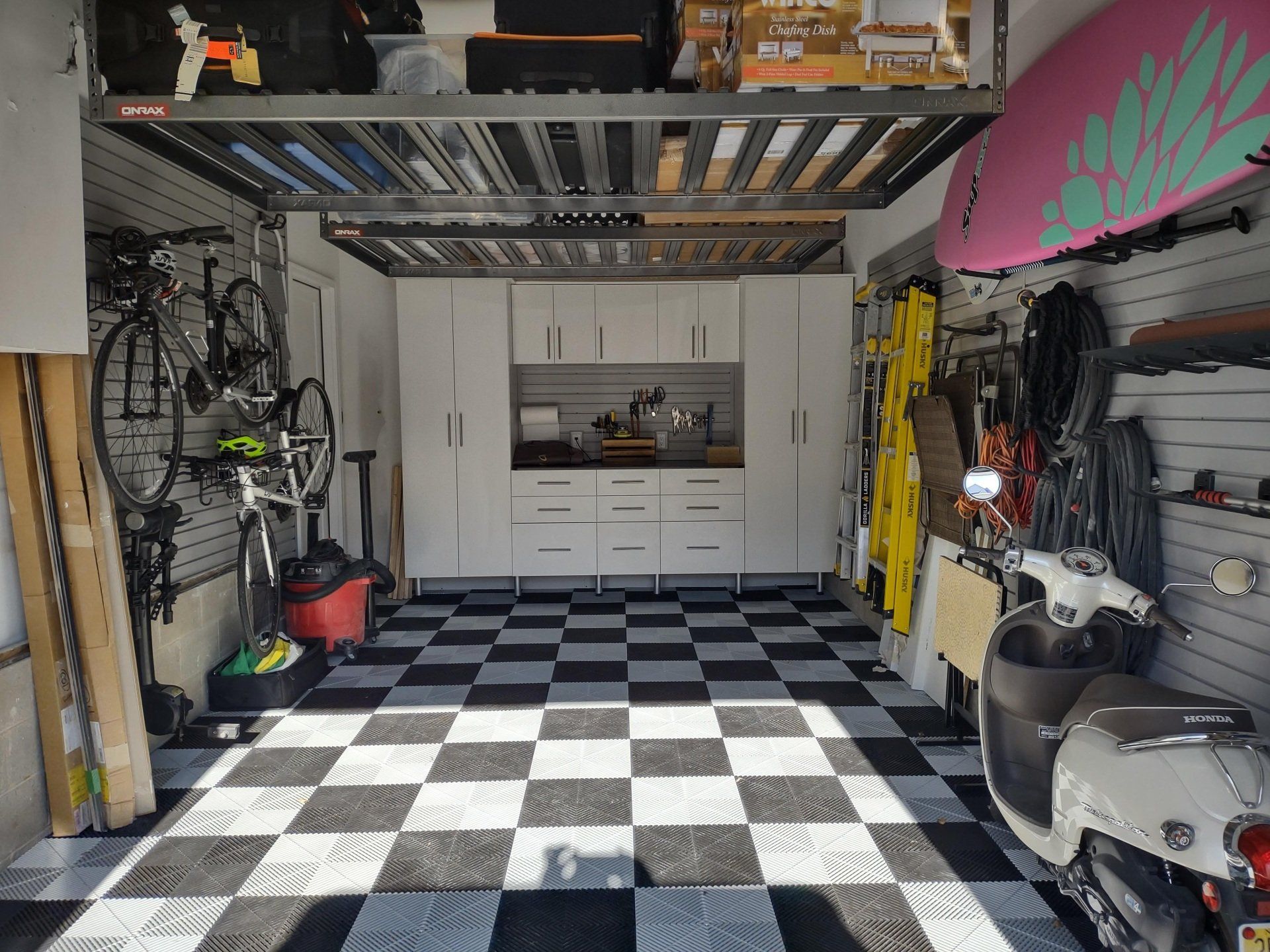 Custom Garage Tile Flooring