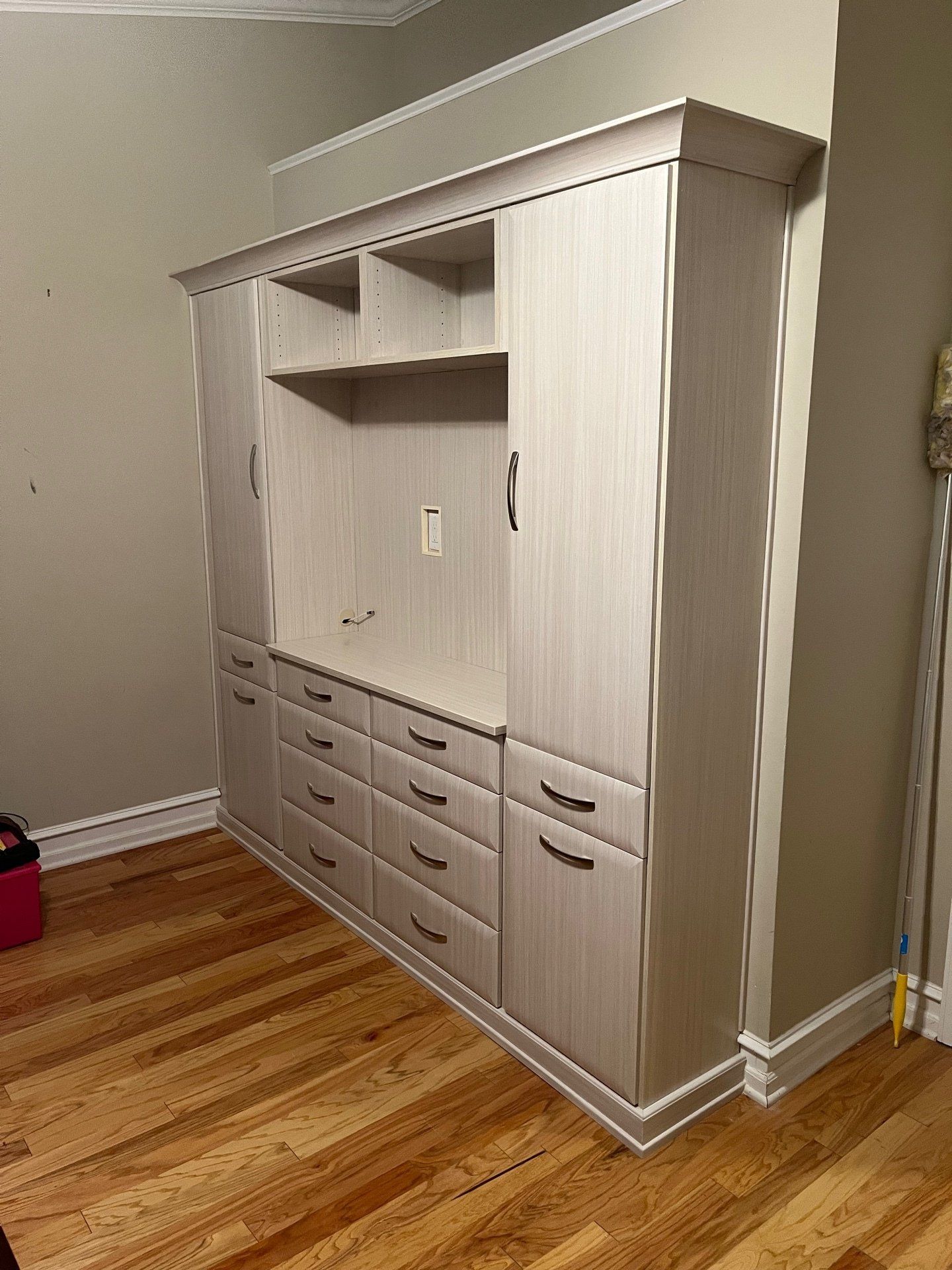 Custom Entertainment Center Client Project