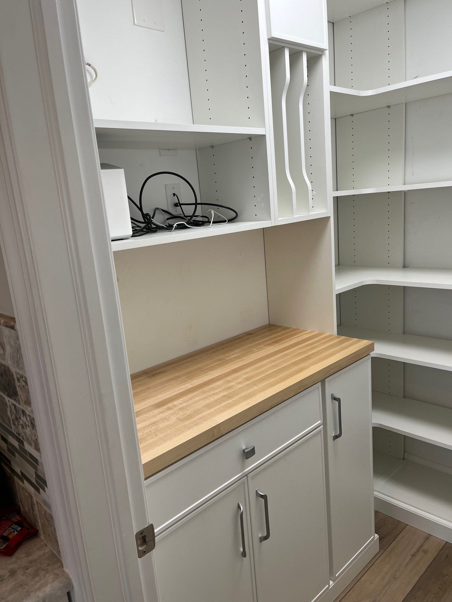 Custom Kitchen Pantry System Client Project