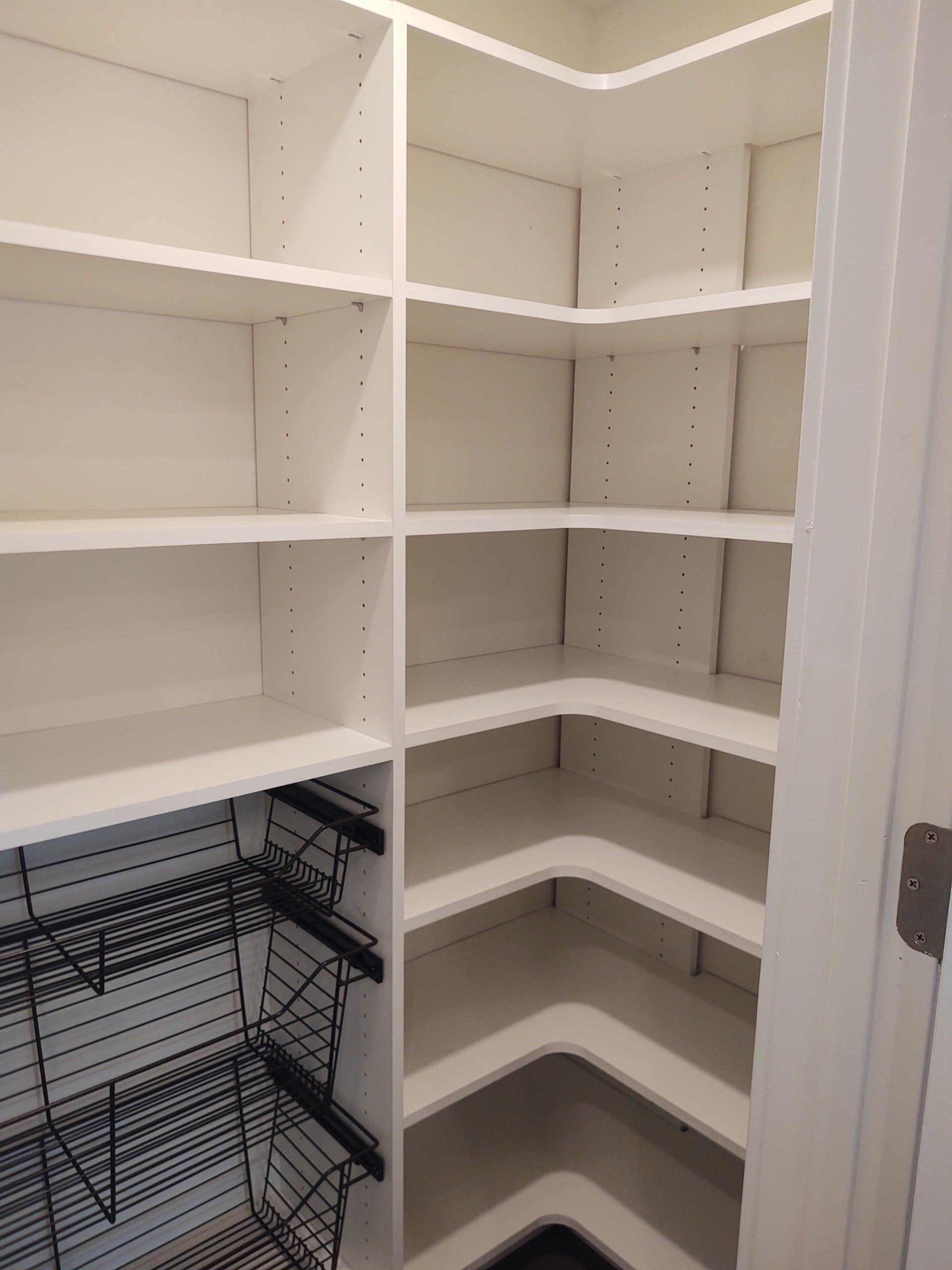 Custom Kitchen Pantry System Client Project