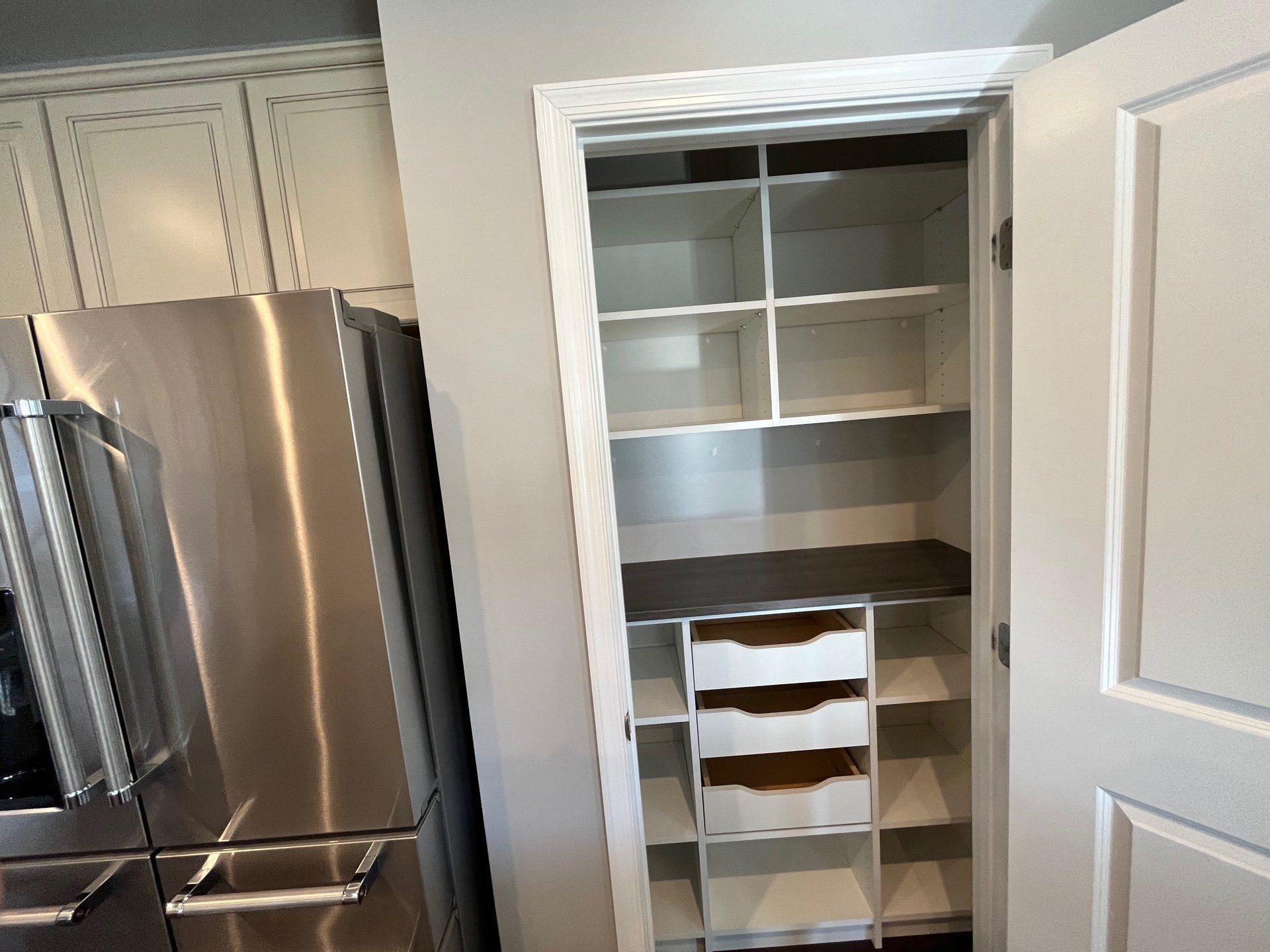 Custom Kitchen Pantry System Client Project