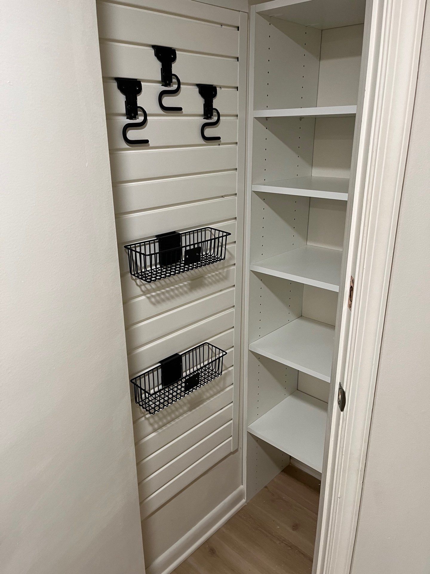 Custom Kitchen Pantry System Client Project
