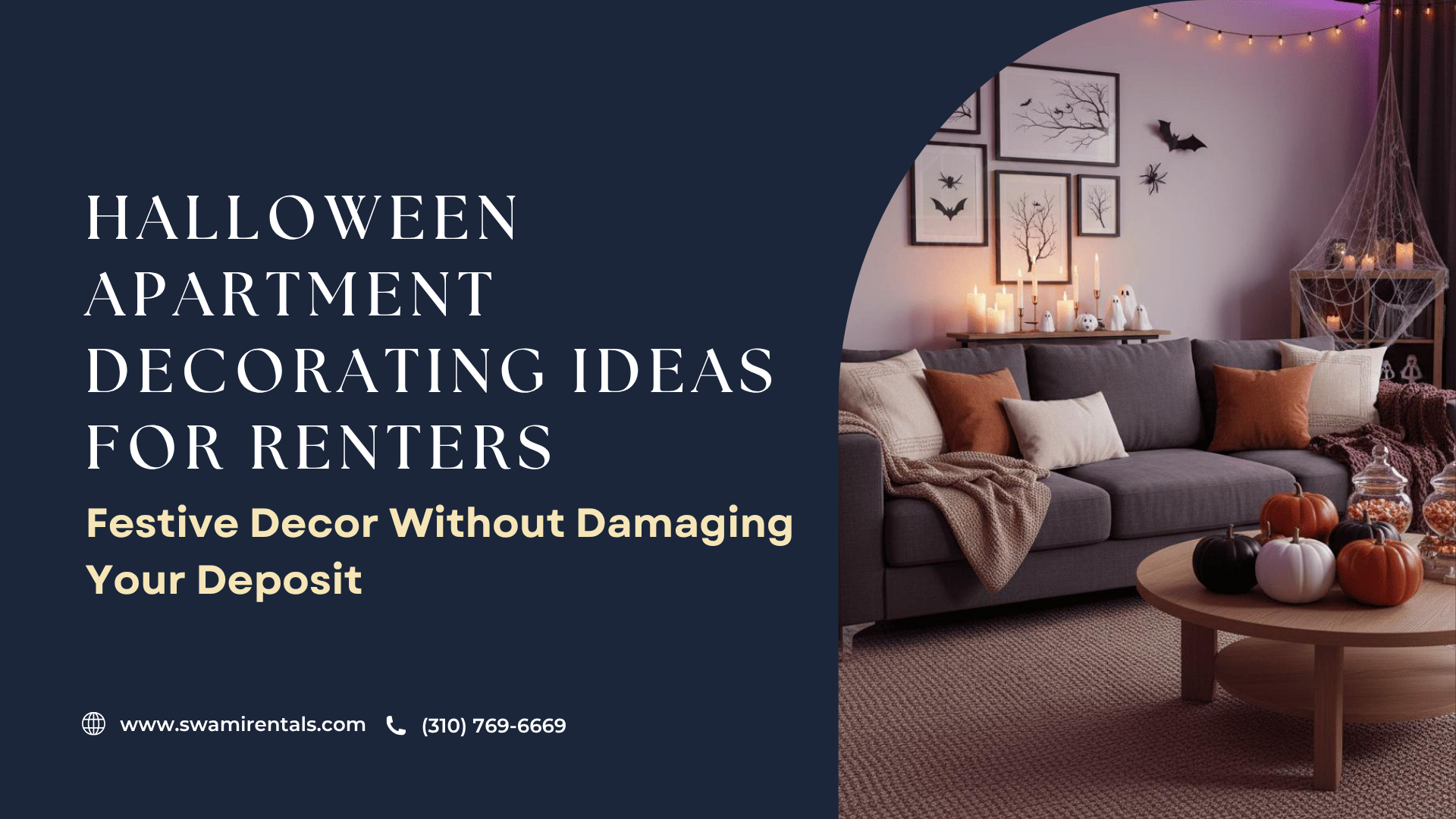 Halloween Apartment Decorating Ideas for Renters: Festive Décor Without Damaging Your Deposit