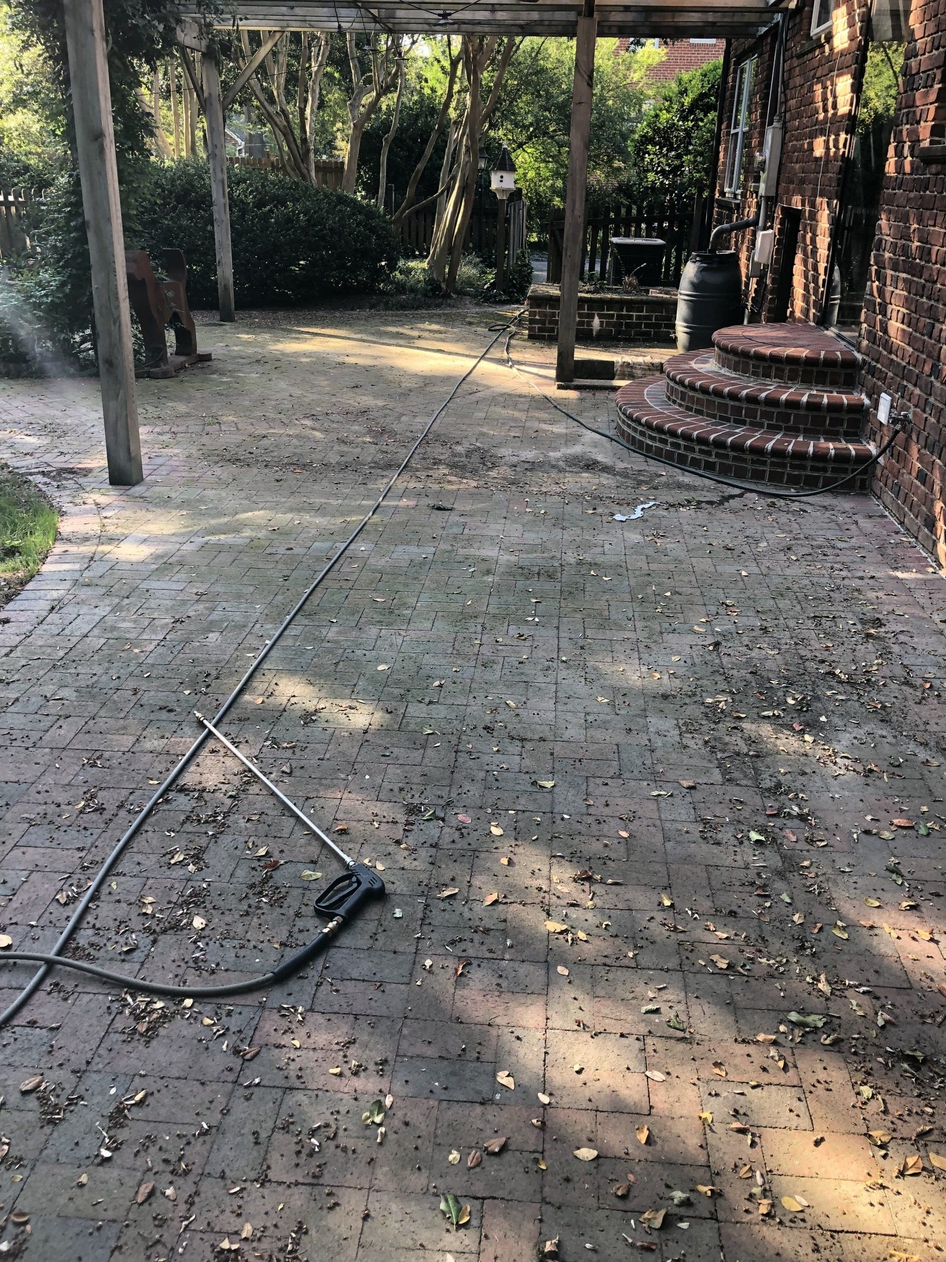 old dirty concrete front house