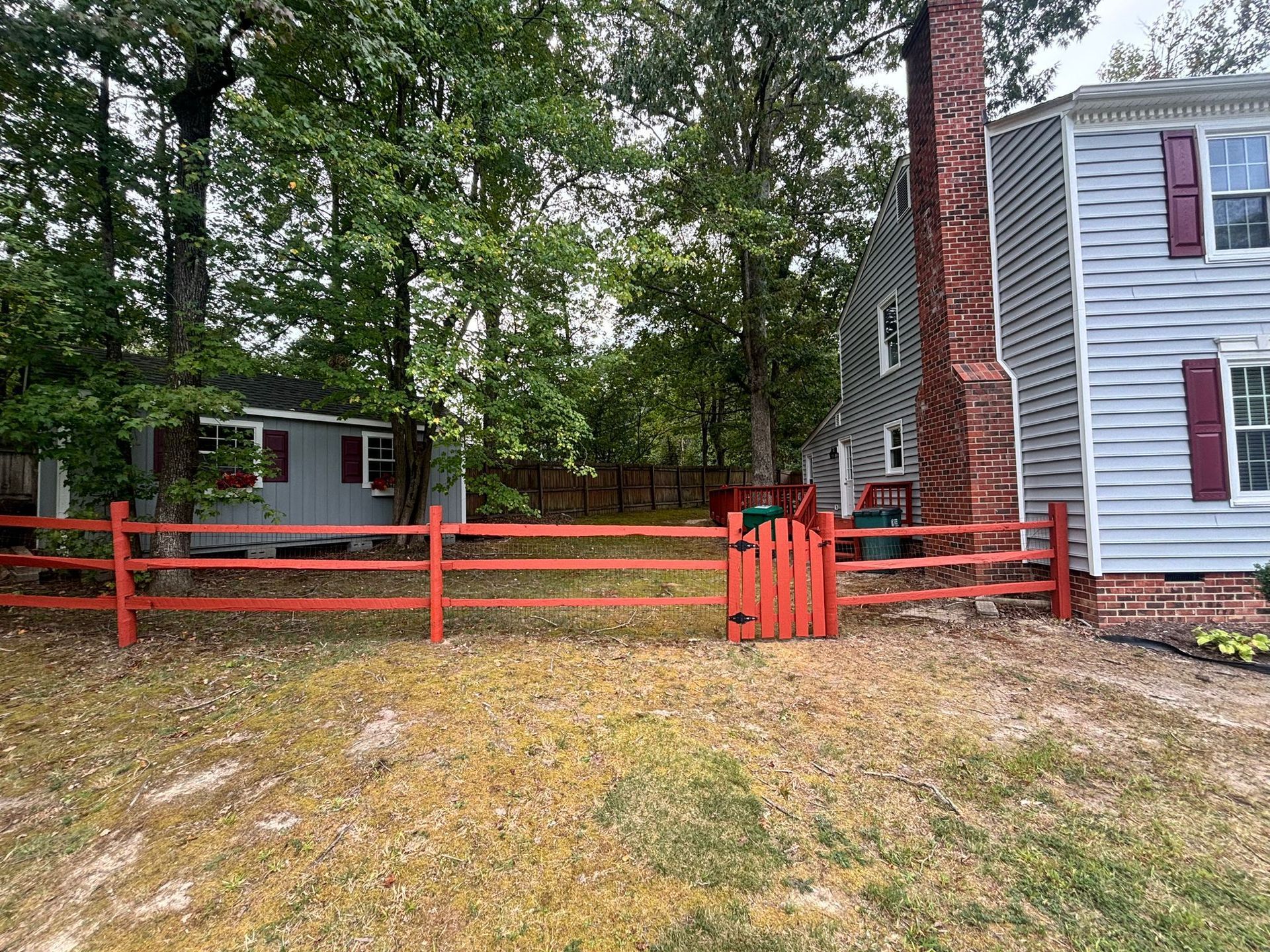 Sign Cleaning — After Image of Small White House in Kents Store, VA