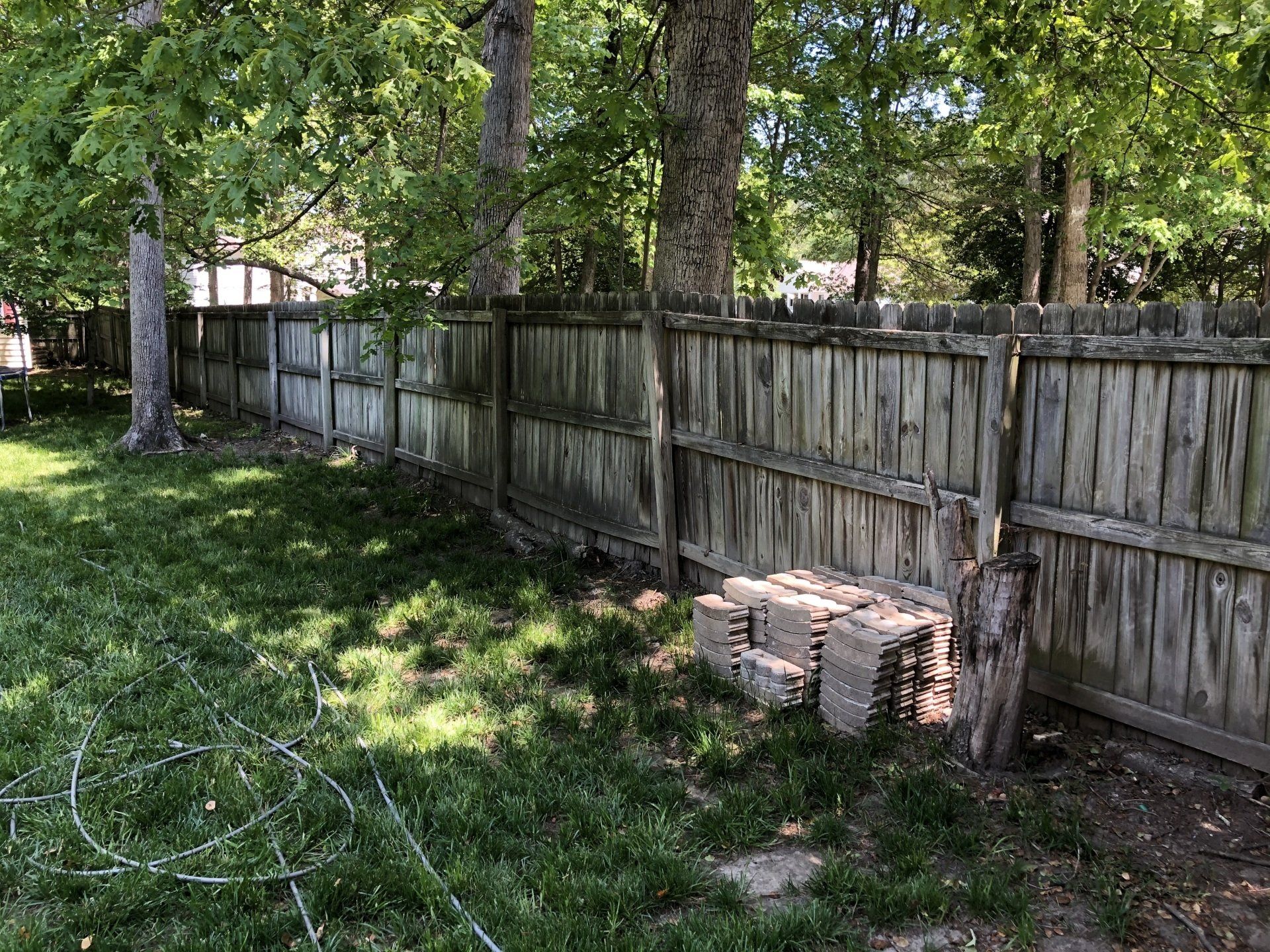 dirty old wood large fences