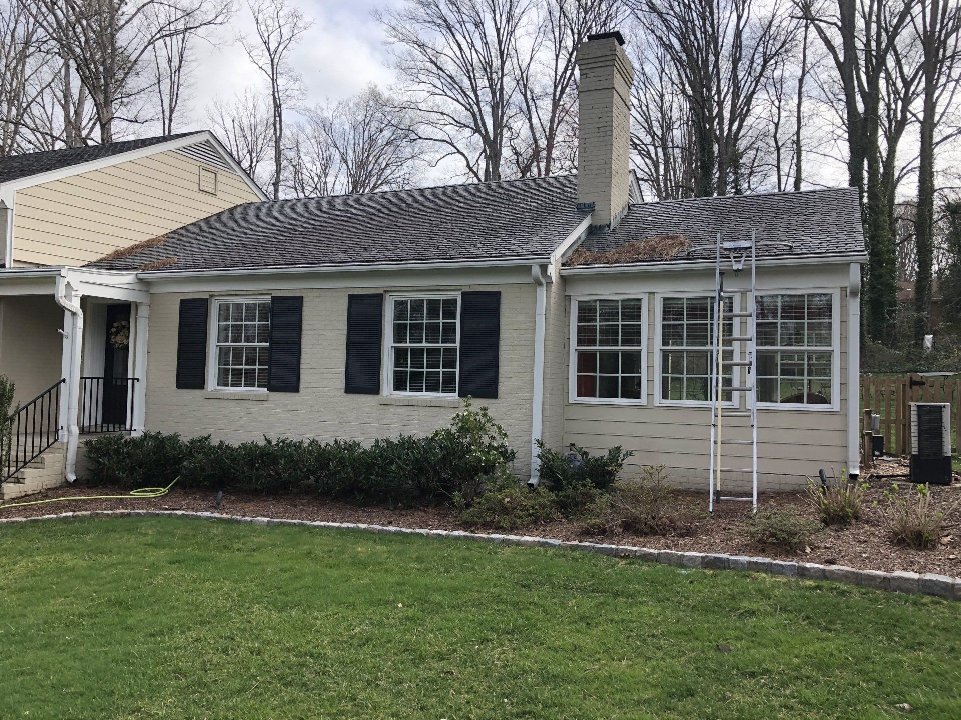 Before Roof Cleaning — Kents Store, VA —  Central Virginia Power Washing