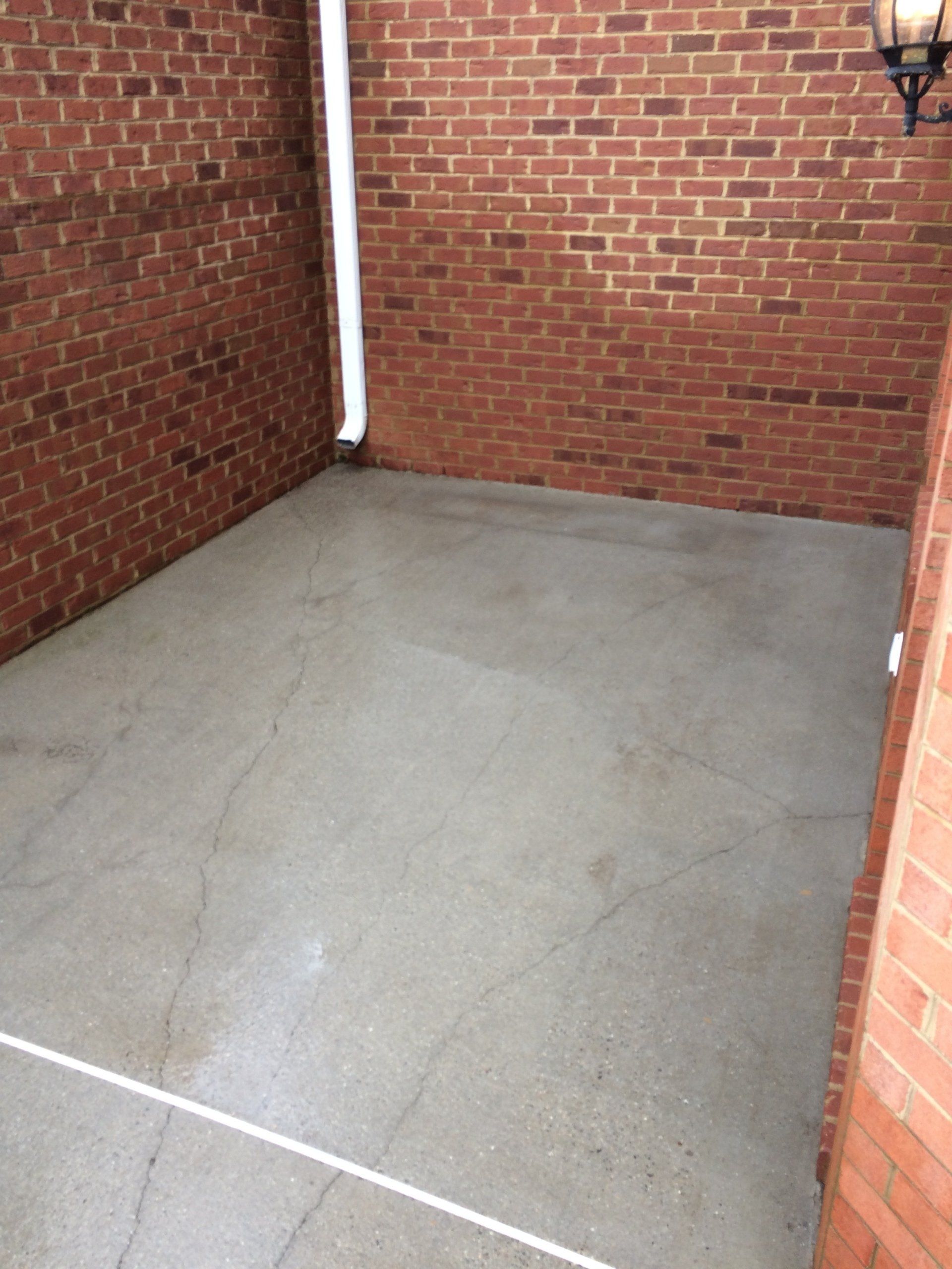 cleaned new look concrete floor