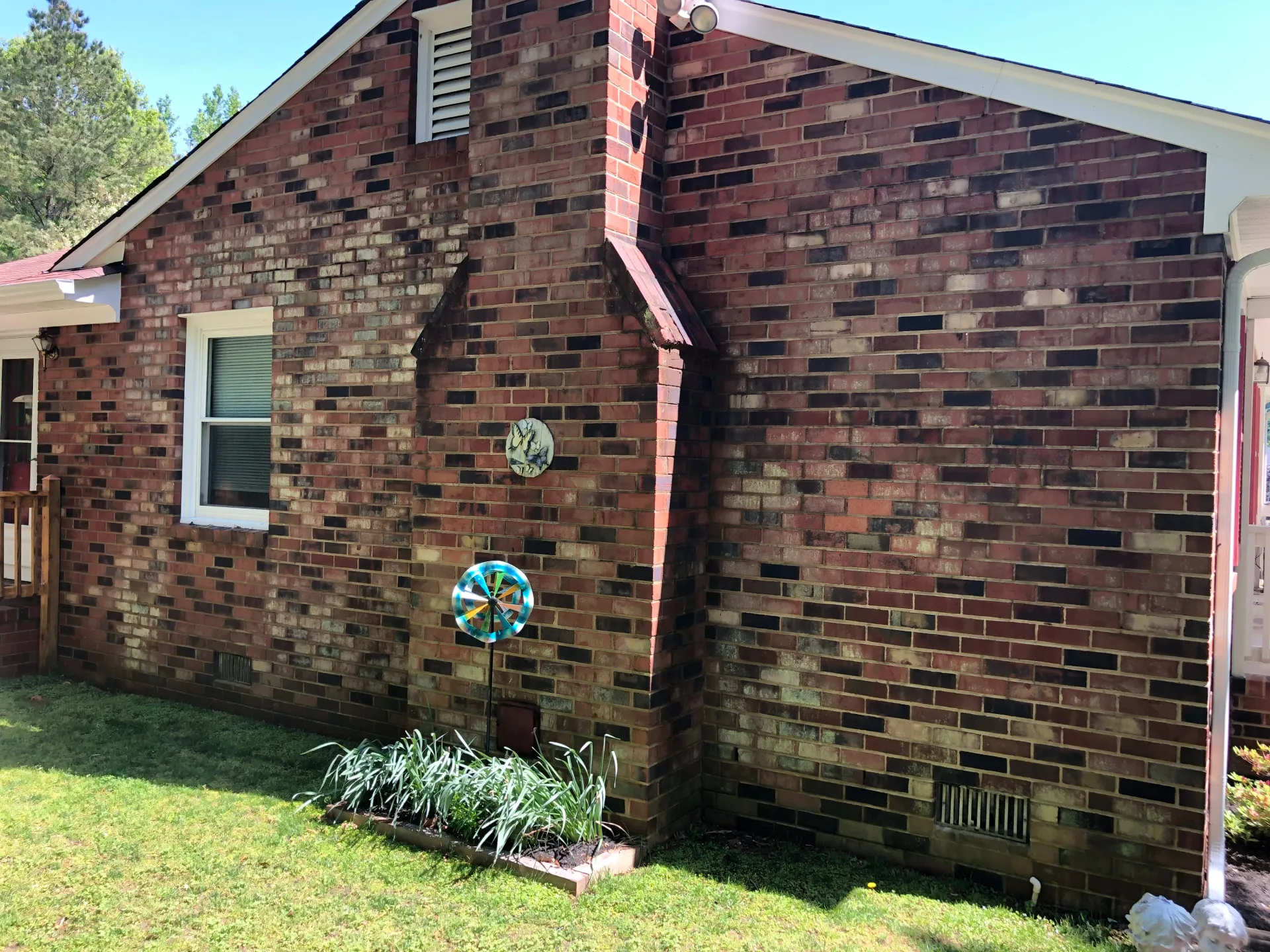 old dirty concrete wall of the house