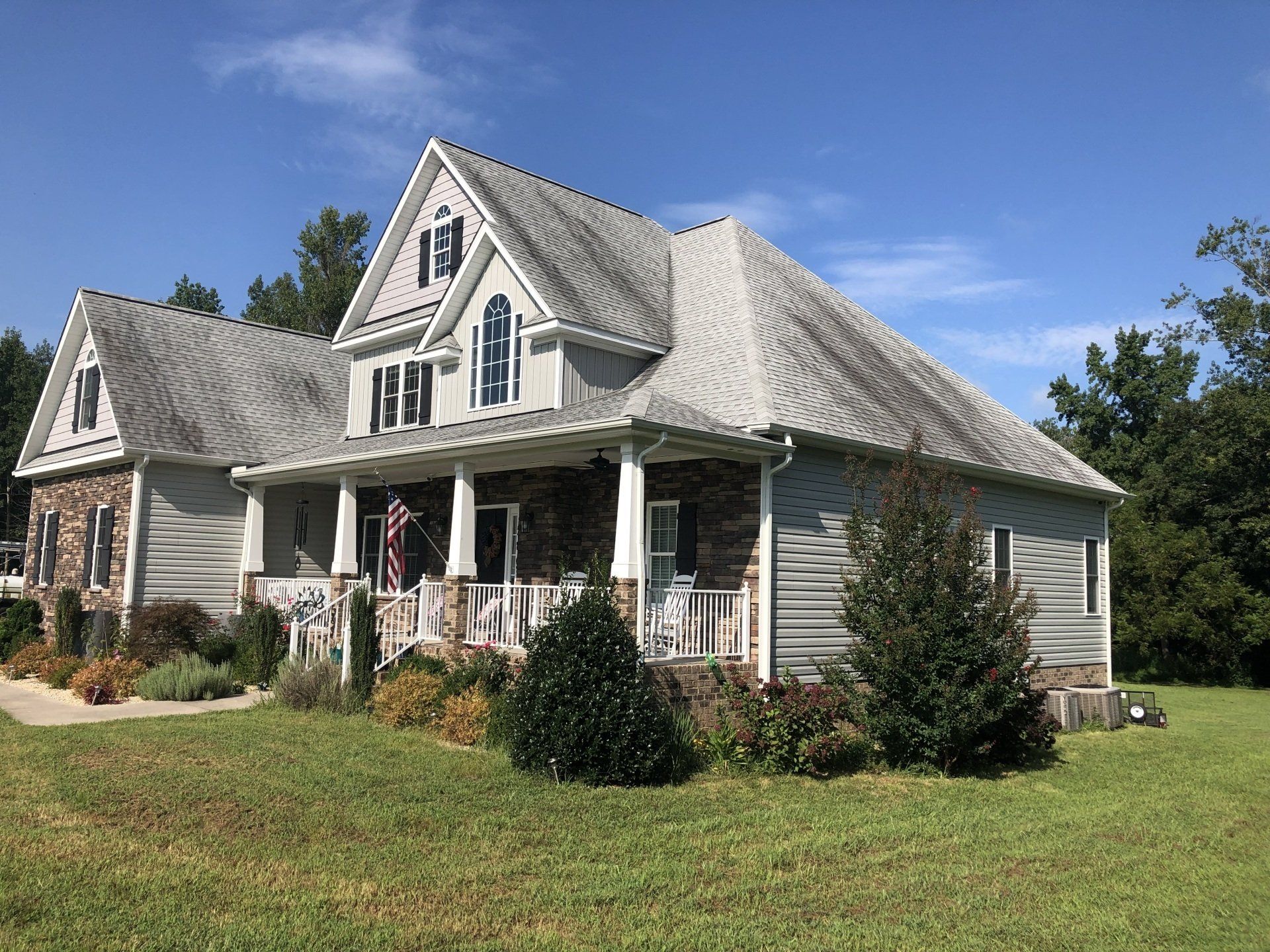 Before Roof Cleaning — Kents Store, VA —  Central Virginia Power Washing