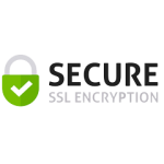 Green padlock icon with checkmark,