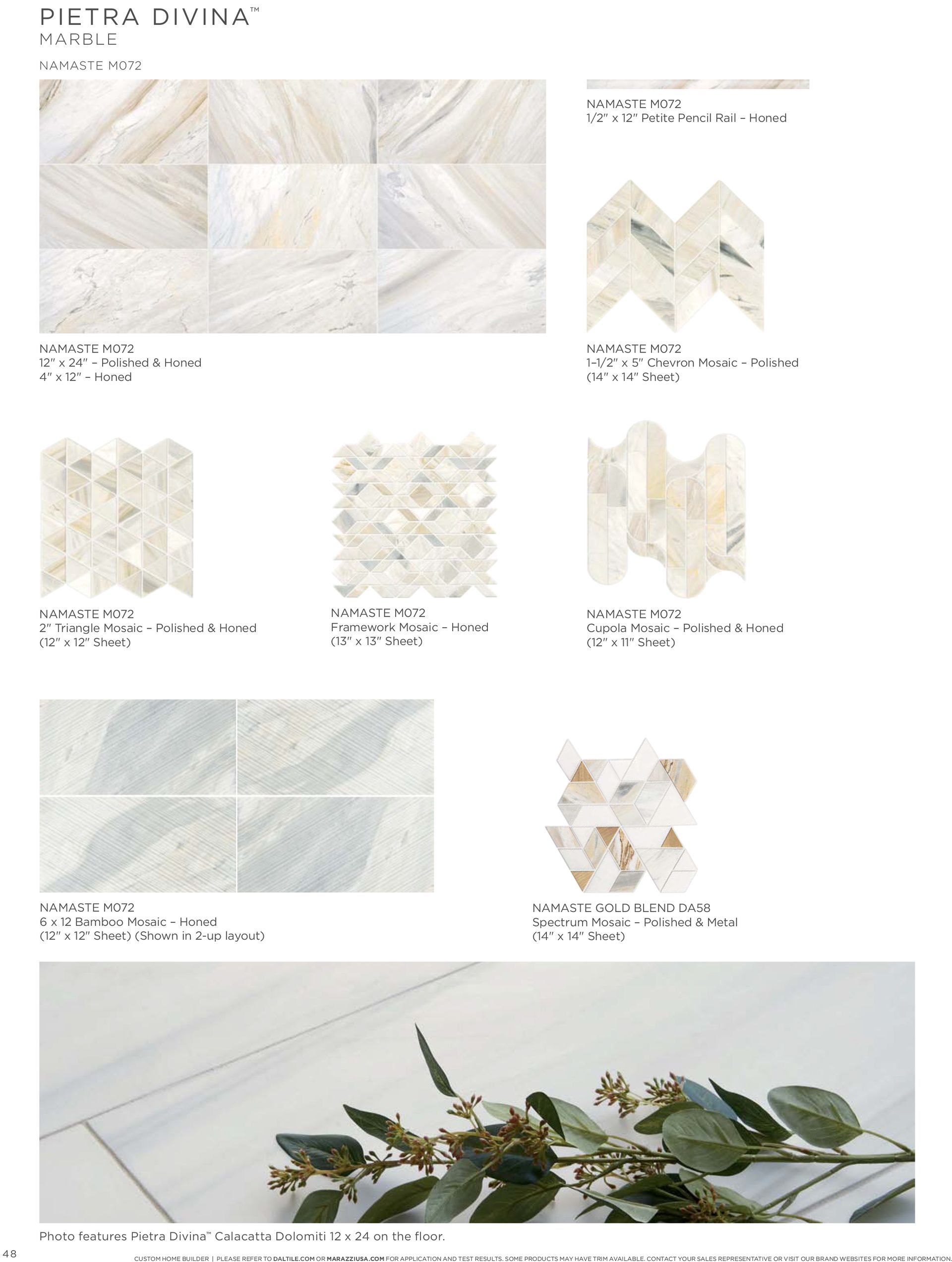 There are many different types of tiles on this page.