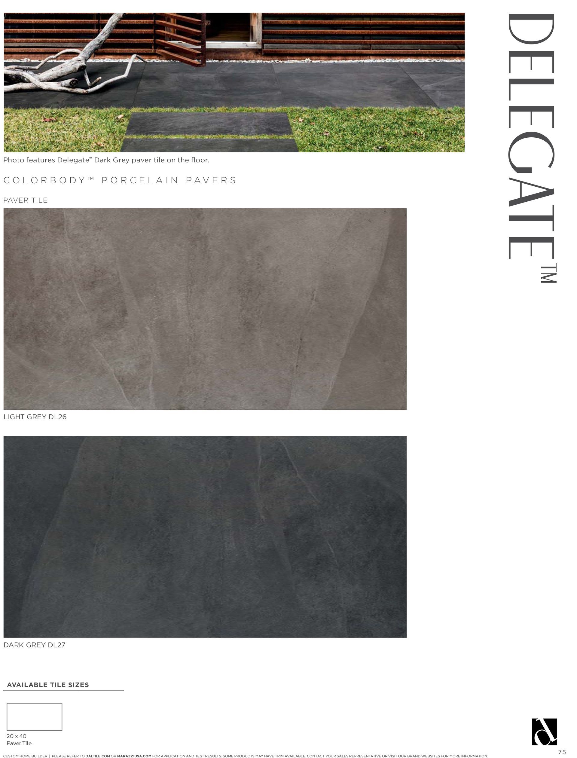 There are three different types of tiles in this brochure.
