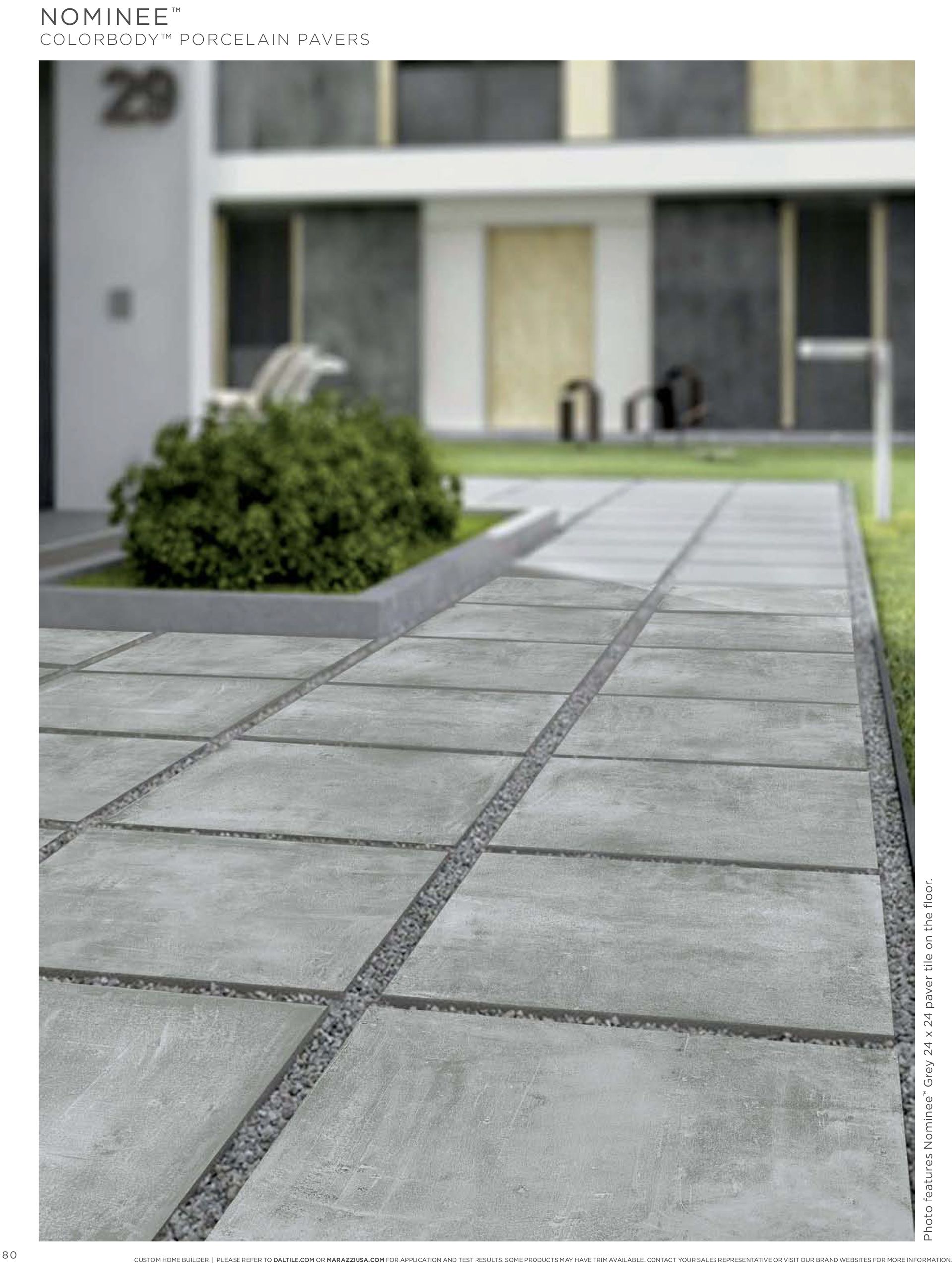 A picture of a walkway with a house in the background