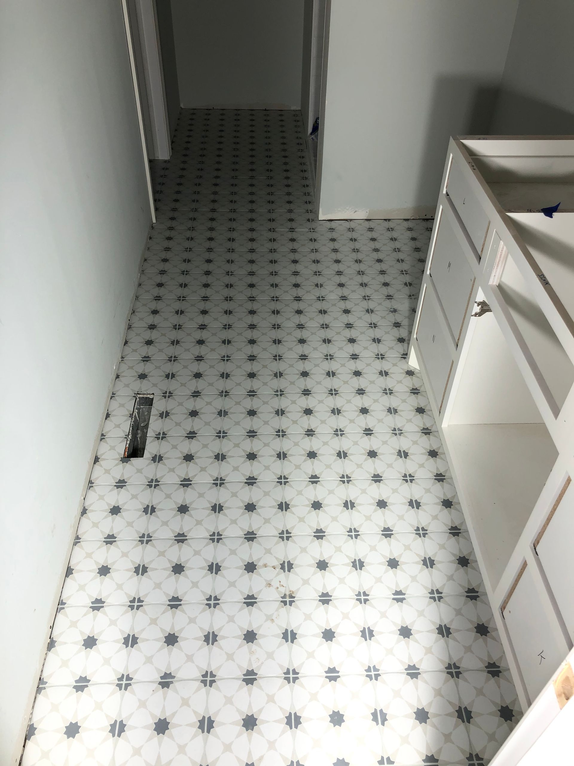 ceramic tile install