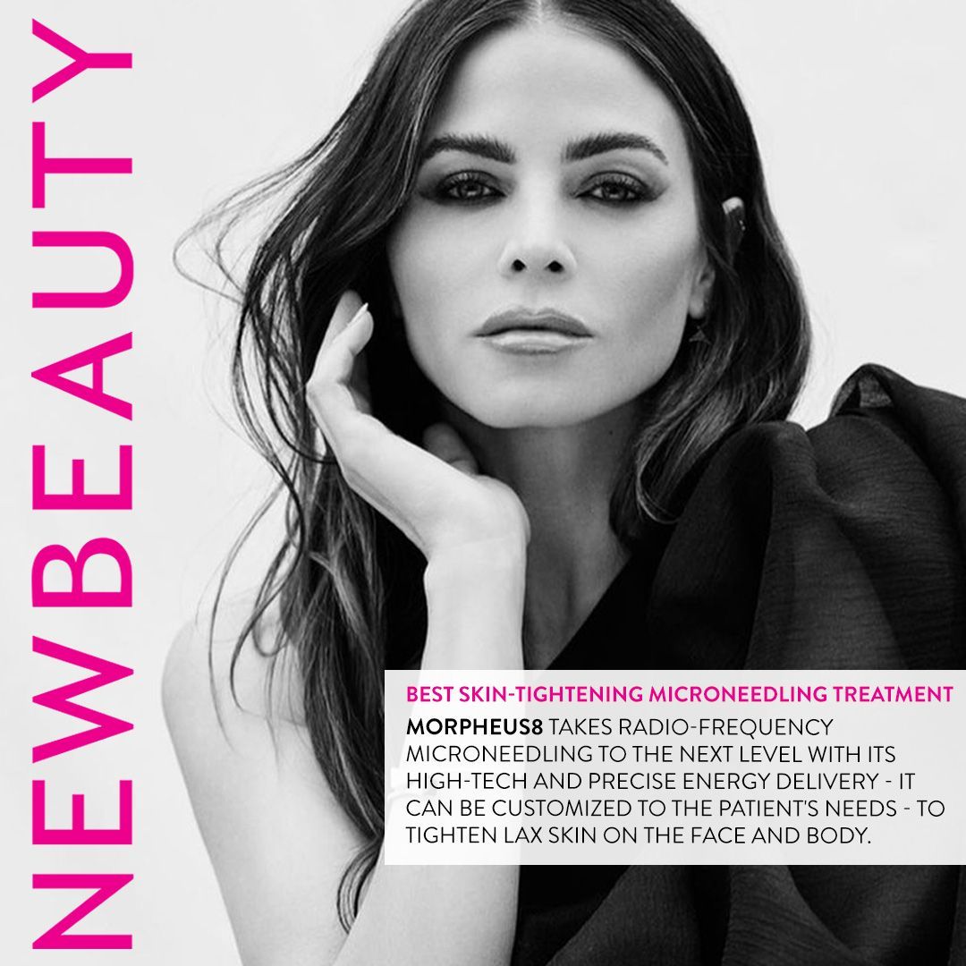 A woman is on the cover of a magazine called new beauty.