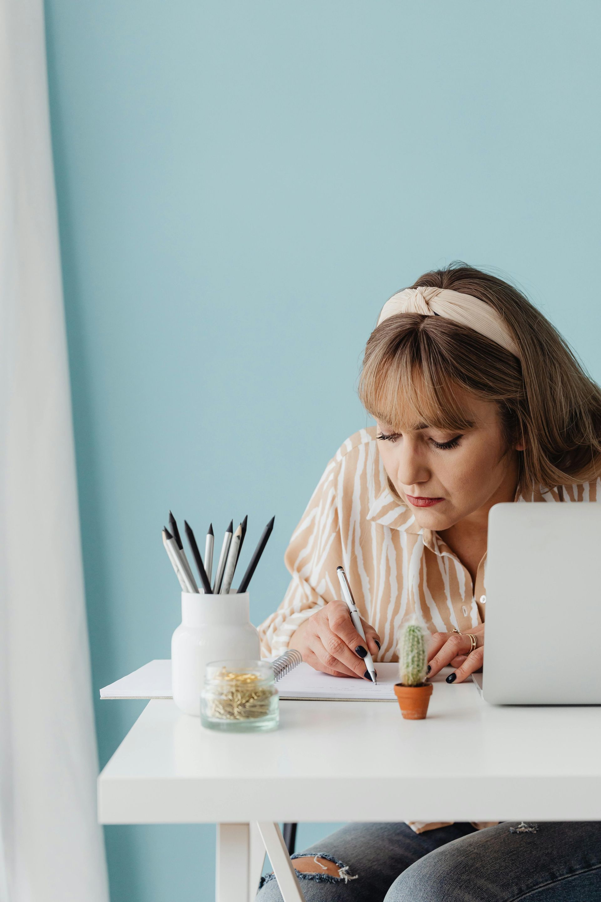 Nurse Writer at work