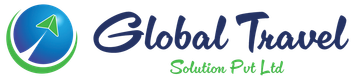 Logo for Global Travel, with the words 