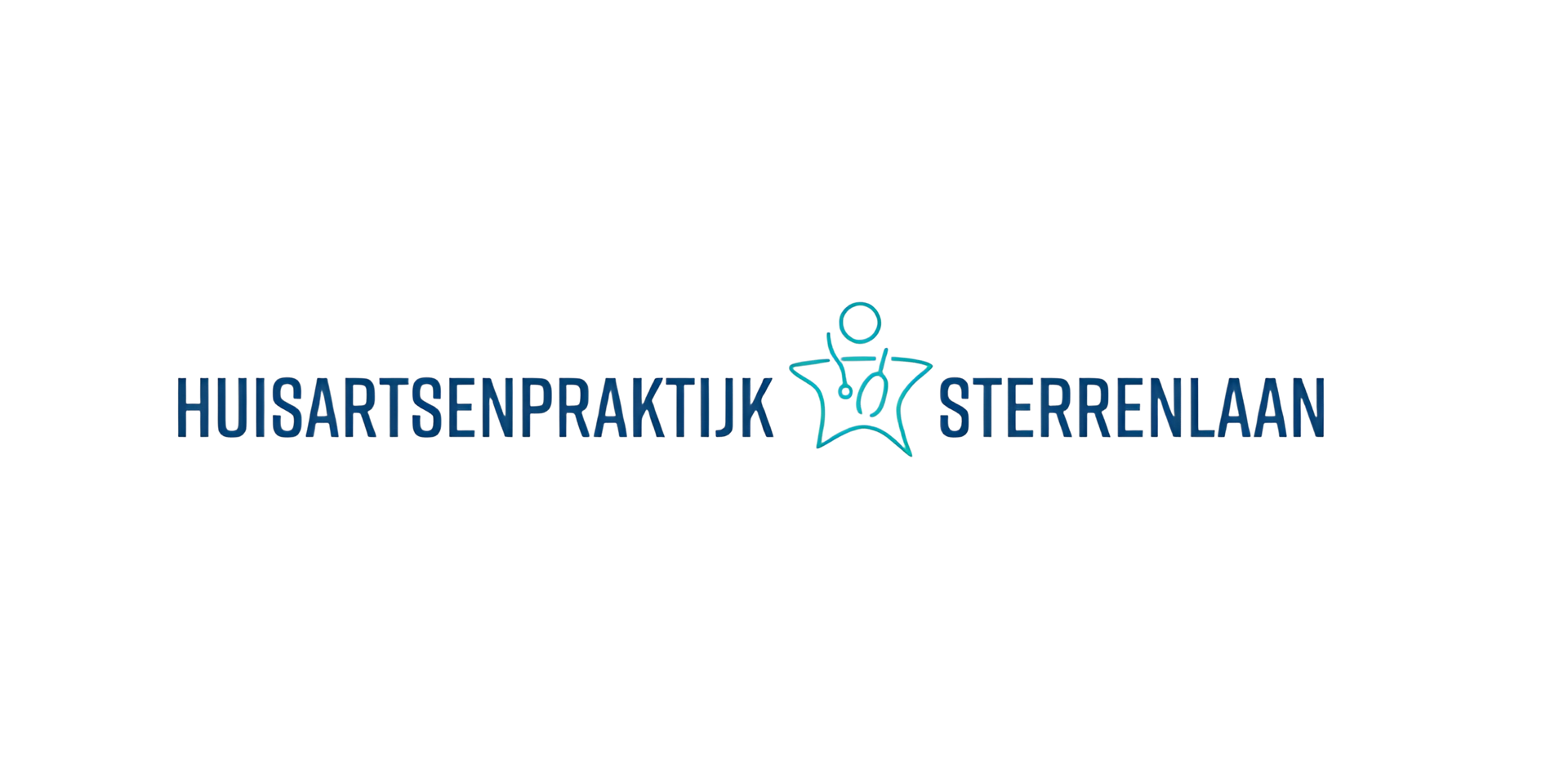 Logo for "Huisartsenpraktijk Sterrenlaan", a doctor's office, with a star and person icon.