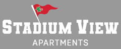 Stadium View Apartments Company Logo - click to go to home page.