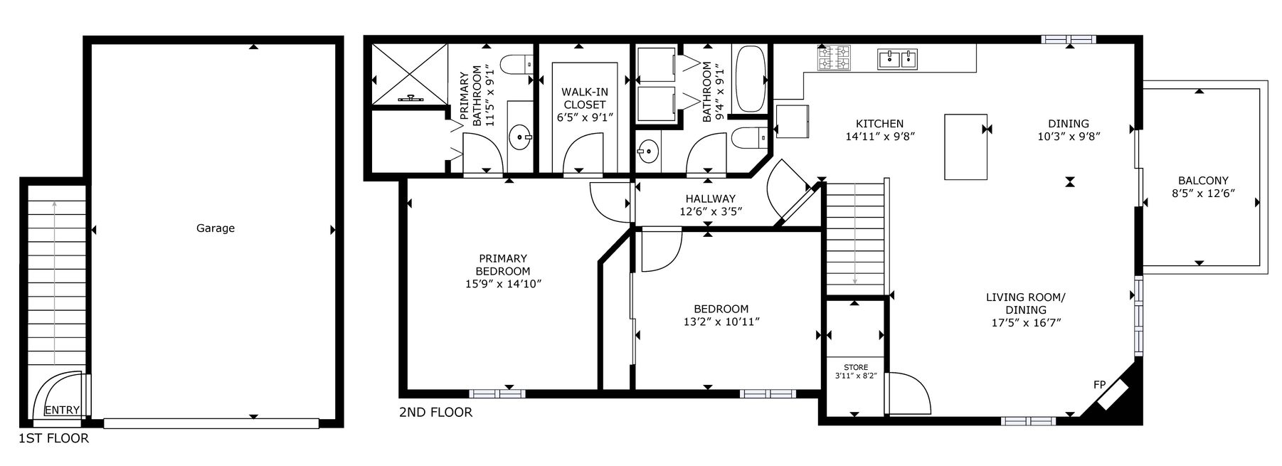 The Bowery Dollhouse Floor Plan