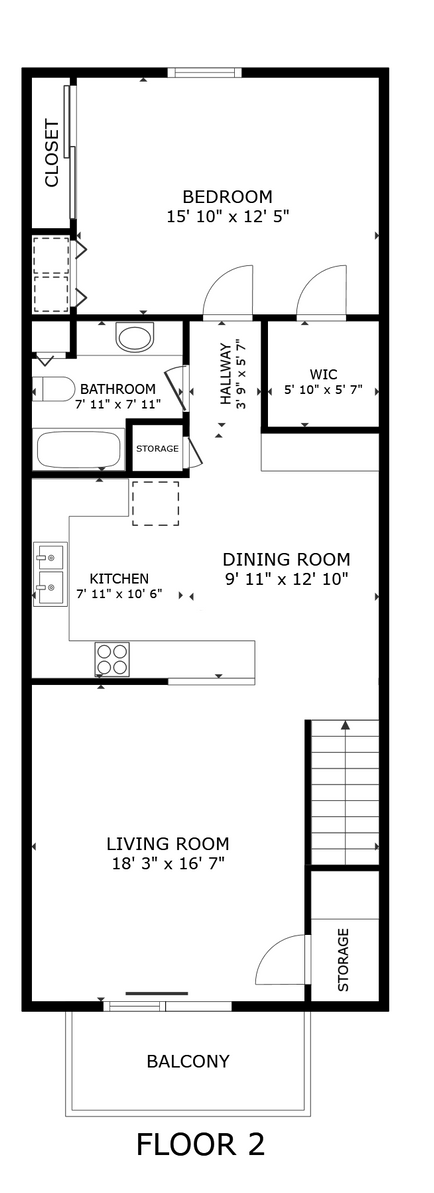 The Bowery Dollhouse Floor Plan