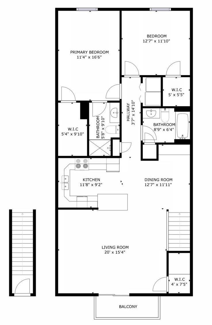 The Bowery Dollhouse Floor Plan
