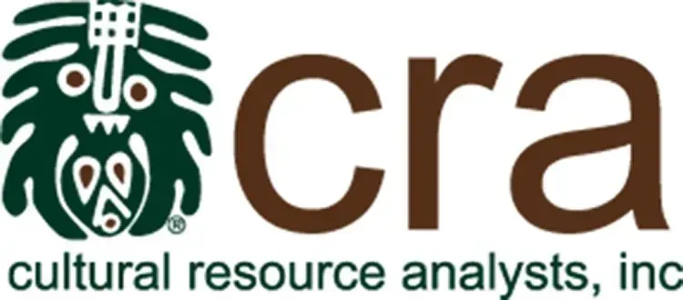 A logo for cra cultural resource analysts inc.