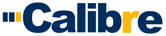 Logo for Calibre, the word