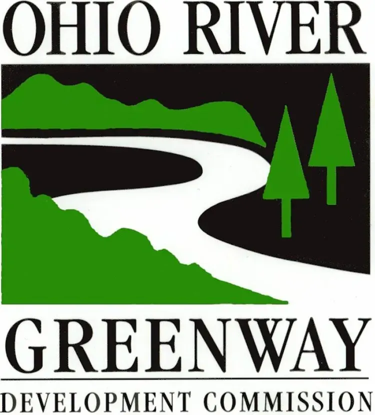The logo for the ohio river greenway development commission