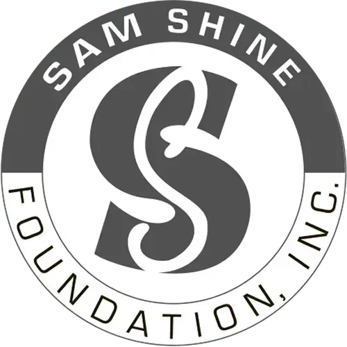 The logo for the sam shine foundation inc.