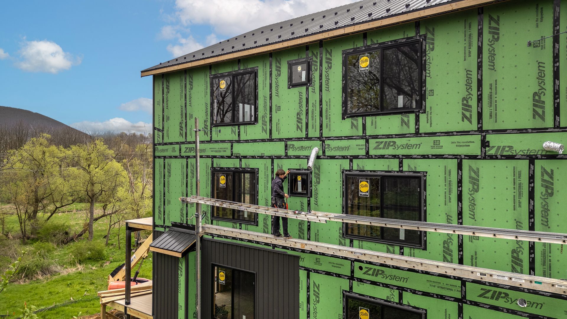 Home exterior design remodel in Spring Mills