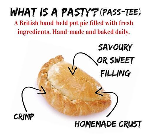 A british hand held pot pie filled with fresh ingredients
